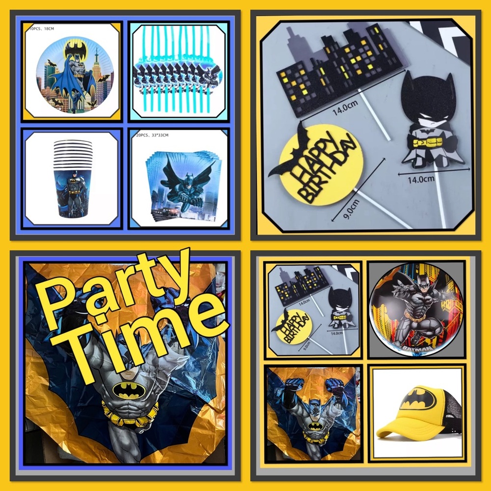 ❄️NEW❄️Batman Ultimate Birthday Party Pack❄️